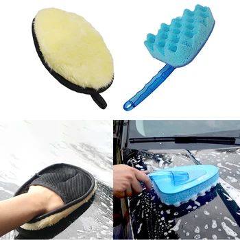 2 buc Microfibra Lână Moale Auto Mașină de Spălat Mănuși de Curățare Mașini de Curățare Mănuși de Motociclete de Spălare de Îngrijire de Mașini de Spălare Vopsea Instrumente de Îngrijire