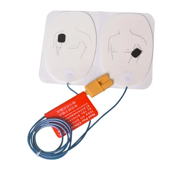 2 pereche Adult AED Formare Electrod de Patch-uri Pentru DEFIBRILATOR automat Antrenor Replacementable Primul Ajutor de Urgență pentru Formarea Abilităților de Utilizare
