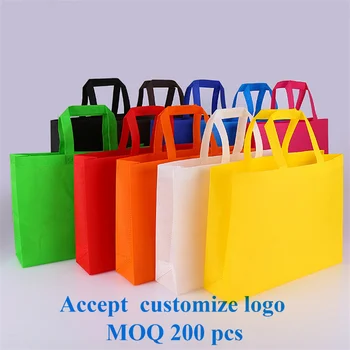 20 de pc-uri personalizate imprimate cu logo-ul cadou non-țesute sac de depozitare/promovare mână mâner non-țesute sac de pânză pentru moda/geantă de cumpărături