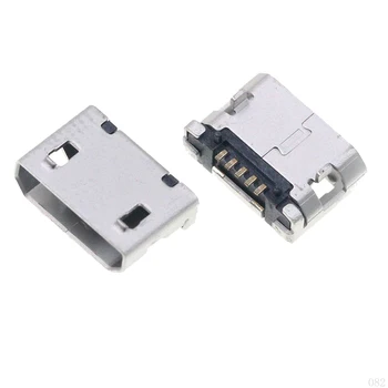 200PCS/Lot Micro USB 5 Pini la Portul de Încărcare de Andocare Mufa Jack 5Pins de Încărcare Conector Soclu