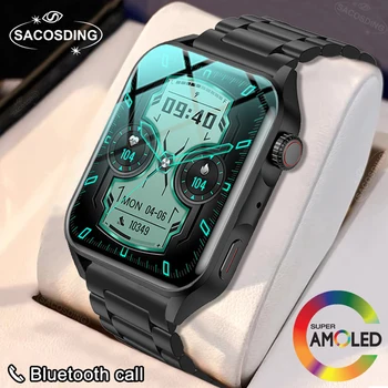2022 Nou Ceas Inteligent Femei Ecran AMOLED Ceas de apelare Bluetooth smartwatch Bărbați Impermeabil Ceasuri Sport Pentru Bărbați Brățară de Fitness