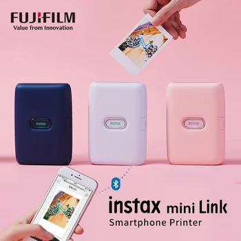 2022 NOUL Fujifilm Origine Instax Mini Link2 Printer Instant Smartphone Printer Alb /roz /Albastru cu Fuji Instax Mini Film