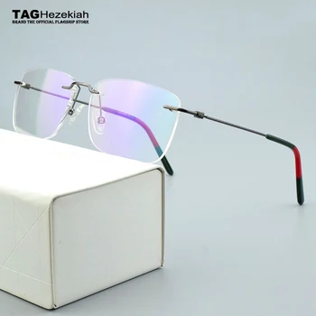 2023 nou Brand fără ramă optică rama de ochelari pentru Femei ochelari de vedere Pătrat miopie calculator ochelari rame pentru barbati rame de ochelari