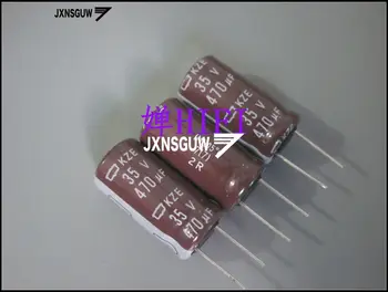 20BUC NIPPON KZE 35V470UF 10X20MM CNC Aluminiu electrolitic condensator de 470UF/35V CHEMI-CON 105 grade 470uF 35V