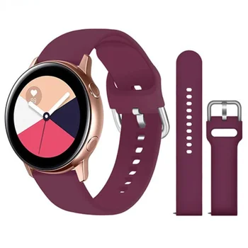 20mm 22mm Trupa Ceas Pentru Samsung Galaxy Watch 4 Classic/ de Viteze S3/2 Active /Huawei Watch GT2 curea de ceas Silicon Pentru Amazfit GTR