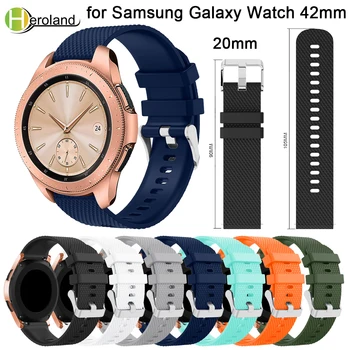 20mm curea de ceas din Silicon pentru Samsung Galaxy Watch 42mm band smart Înlocuire curea bandă Pentru Samsung Gear sport S2 Accesorii