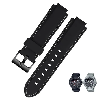 24*16mm Silicon Watchband pentru GSHOCK Bărbați Ceas Lanț Accesorii GST-B200 Serie Rășină Impermeabil Ceas Silicon Trupa