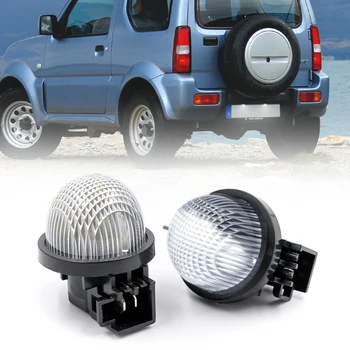 2Pc LED Numărul de Înmatriculare Lumina Pentru Suzuki Jimmy JB Alto HA Transporta Preluare Grand Vitara Swift Wagon R MC Opel Agila Masina Accessy