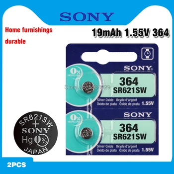 2pc Sony 621 Ceas Baterie AG1 LR621 sr621sw 364 1.5 V LR60 Oxid de Argint Buton Baterie Pentru Ceas Electronic Calculator