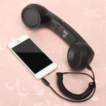 3.5 mm Jack Retro telefon Telefon Mobil Mini Microfon, Difuzor Receptor Apel Clasic pentru Căști pentru Iphone costum pentru o lungă perioadă de timp apel