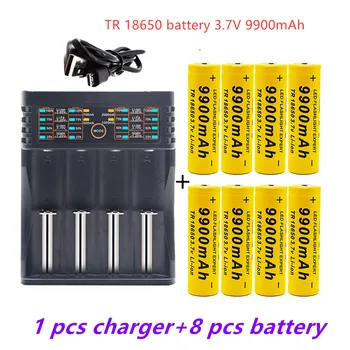 3.7 V 18650 baterie reîncărcabilă li-ion baterie pentru lanterna Led acumulator 18650 baterie en-Gros +incarcator USB