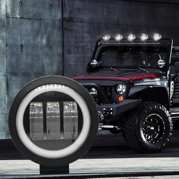 30W LED-uri de Lucru Bar Offroad de Conducere Alb Albastru Sopt Lumina Pentru Jeep Wrangler jeep Camion Barca, ATV-uri Tractoare Auto Trailer GZ-22