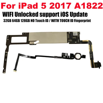 32GB 128GB 2017 9.7 inch pentru iPad 5 Placa de baza cu Touch Logica Bord Original A1822 A1823 Pentru Ipad 5-Placa de baza withIOS Sistem