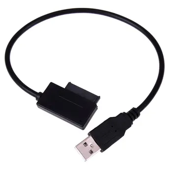 35cm Usb La 7+6 13pin Slim Sata/ide Cd-uri Dvd-Rom Unitatea Optica Cablu Adaptor Pentru Notebook Laptop