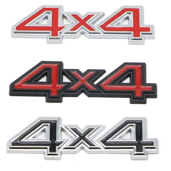 3D masina 4X4 Metal Autocolante și Decalcomanii Pentru JEEP Grand Cherokee, Wrangler Masina Portbagajul din Spate a Corpului Emblema, Insigna Autocolante Accesorii