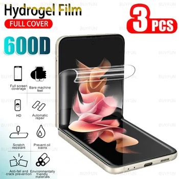 3pcs Hidrogel de film protector de ecran Pentru Samsung Z Flip 3 5G moale proteja de film Pentru Samsung Galaxy Z Flip Flip3 Telefon de Siguranță Film