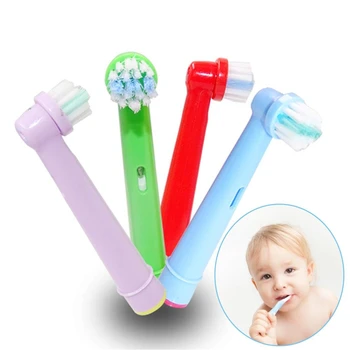 4buc de Înlocuire copii Copii Dinte Capete de Perie Pentru Oral B Periuta de dinti Electrica EB-10A Pro-Sănătate Etape 3D Excel Îngrijire Orală