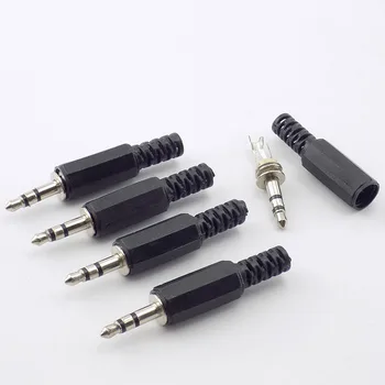 5/10buc 3.5 mm 2/3/4 Polul mono Audio Conectori Jack Mufa pentru Căști de sex Masculin Adaptor jack plug Mascul Jack Plug Wire Bornele L1