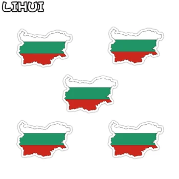 5 BUC Bulgaria Flag Sticker Jucarii pentru Copii Țări Hartă de Călătorie Autocolant pentru DIY Scrapbooking Valiza Depozitare Auto pentru Laptop Motor