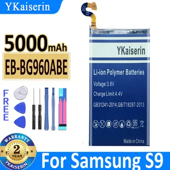 5000mAh YKaiserin Baterie EB-BG960ABE Pentru Samsung GALAXY S9 G9600 Baterie EBBG960ABE G960F SM-G960 Înlocui Telefonul batteria