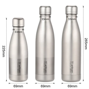 550ml/680ml Titan Pur Ceainic Sticla de Bautura Portabil de Echitatie Fierbător Creative Sticlă de coca-Cola Cana de Apa