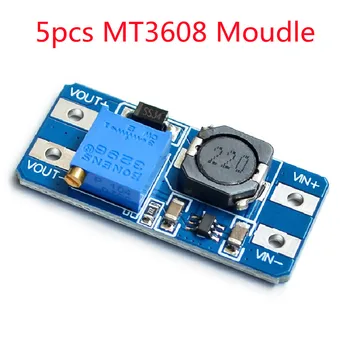 5PCS/lot MT3608 DC-DC Step-Up Converter Booster Power Supply Module Impuls Step-up Bord MAX ieșire 28V 2A