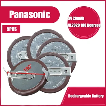 5PCS/LOT Panasonic VL2020 2020 baterie cu litiu, Cu Picioarele la 180 de grade pentru BMW cheie de masina