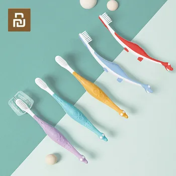 5Pcs Xiaomi Periuțe de dinți pentru Copii Dinozaur Drăguț Forma Copii Băieți Fete Copii Îngrijire Dentară Teethbrush Igienă Orală Perie de dinți Moale