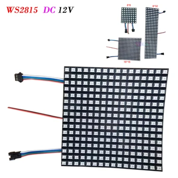 5V 12V LED Pixel Matrix Panoul de Ecran WS2815 WS2812 Digital Flexibil Programat Individual Adresabile Plin de Culoare Display Bord