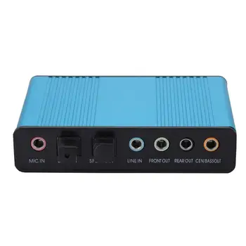 6 Canal 5.1 USB Extern S/PDIF Optice placa de Sunet Audio Adaptor pentru Laptop PC Desktop