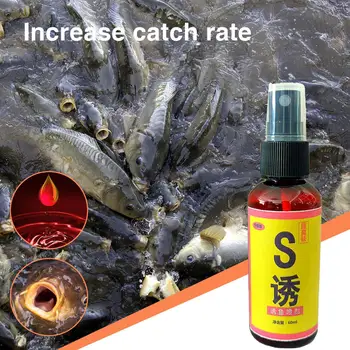 60ml de Pescuit Momeli Momeli Momeli Lichid Atractant Natural Mirosul Drag Pentru Mare Râu Pește de apă Dulce Eficient de a Atrage F S1E6