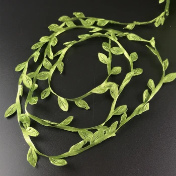 6meters de Mătase Verde Frunze de Rattan Flori Artificiale DIY Ghirlanda Accesoriu Pentru Casa de coroane de flori de Nunta de Decorare