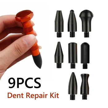 9pcs Set de Paintless Dent de Reparare Bat în Jos Pen PDR Instrumente Apăsați în Jos Dent Îndepărtarea Instrument de Mână Automată Întreținere Corporală Dent, Instrumentul de Reparare