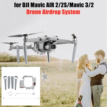Airdrop Sistem pentru DJI Mavic AIR 2/2/3/2 Drona Nunta Propunere de Livrare Dispozitiv Dozator de Flacari Aerului Scade Transport Cadou