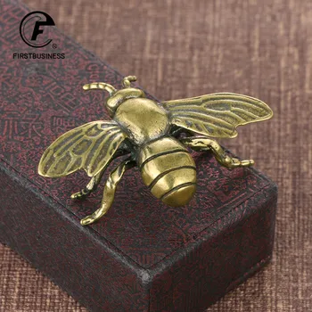 Alamă Solidă Insecte Albine Figurine Miniaturi Ceai De Companie Amuzant Beetle Meserii Colectare Desktop Ornamente De Dimensiuni Mici Decoratiuni Acasă