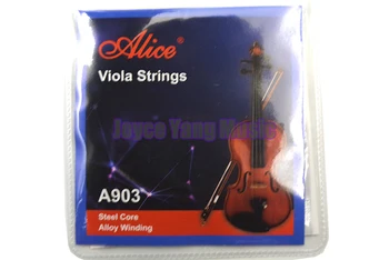 Alice A903 Nichel Argint Rana Viola Siruri de caractere Set de 4 Siruri de caractere 1-4-Transport Gratuit