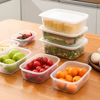 Alimente și produse alimentare Sigilat Cutii de Bucătărie Multifuncțional Frigider Plastic Cutie de Depozitare frigider alimente cutie de depozitare cu Capac