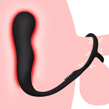 Anal Plug dop de Fund Ejaculare Întârziată Penis Inel din Silicon de Înaltă calitate Inel de Penis Scrotal Inel Penis Inel Erotic Jucărie Sexuală pentru Bărbați