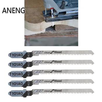 ANENG 5 Buc T101AO HCS T-Coadă Lame Puzzle Curba de Tăiere Truse de scule Pentru Lemn, Plastic