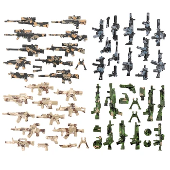Armata Cifre Arme Militare Accesorii Blocuri Moderne, Atac Soldat SWAT de Camuflaj, Arme, Piese de Model Cărămizi Jucarii