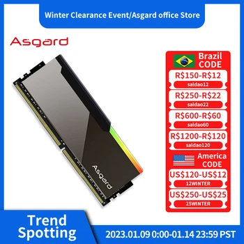 Asgard RAM DDR4 Bragi V3 Memoria Ram DDR4 8GBx2 3600MHz 4000MHz Special Selectate B-mor CL14 CL16 Desktop Memorie Oglinda Design