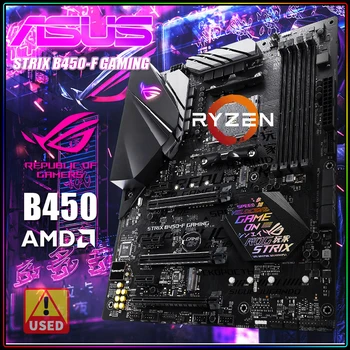 ASUS ROG STRIX B450-F GAMING Placa de baza B450 Placa de baza AM4 Suport AMD Ryzen 5 5600g 3600x Procesoare 64GB DDR4 2×M. 2 PCI-E 3.0, ATX