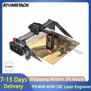 ATOMSTACK P9 M40 40W CNC Gravare Laser Masina de debitat Conexiune Wifi Fix-Focus cu Laser 220*250mm Taie 20mm Lemn 15 mm Acril