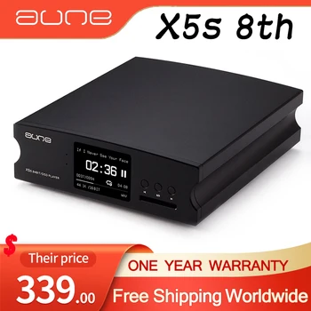 Aune X5 8-a Ediție Aniversară Digital Music Player Bluetooth Decodor placă Turnantă HIF de Date pe 32 de biți 768k DSD512 Music Player