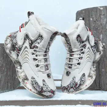 barbati cizme 2022 Iarna Noi Papuci Cald Barbati Pantofi Impermeabil anti-Alunecare de Pluș Adidași de sex Masculin de tenis pantofi Cizme Barbati Adidasi de Iarna