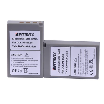 Batmax PS-BLS5 PS-BLS5 PSBLS5 2000mAh Baterie pentru Olympus OM-D E-M10,I-10 II III PEN E-PL2 E-PL5 E-PL6 E-PL7 E-PM2 Stylus 1