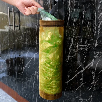 Bucătărie Montare pe Perete Pungă de Plastic Suport Dozator Acasă Agățat de Depozitare Gunoi sac de Gunoi Organizator Bucătărie Alimentar Sac de Titular