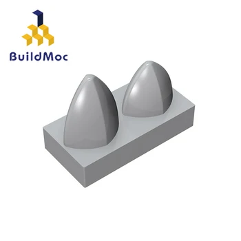 BuildMOC Compatibil Asamblează Particule 15209 2x1 Pentru Construirea de Blocuri Părți DIY lumineze blocul bric