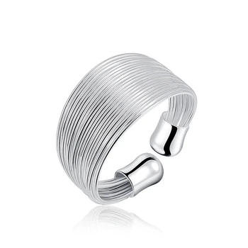 Buyinbest R018 cadou de Crăciun livrare gratuita en-gros de Moda de argint culoare inel de moda de înaltă calitate clasic fata de Bijuterii cadou
