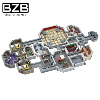 BZB MOC OL Joc de Creier Printre nava spatiala in Miniatura 53670 Building Block Model de Decorare pentru Copii DIY Jucărie cel Mai bun Cadou de Crăciun
